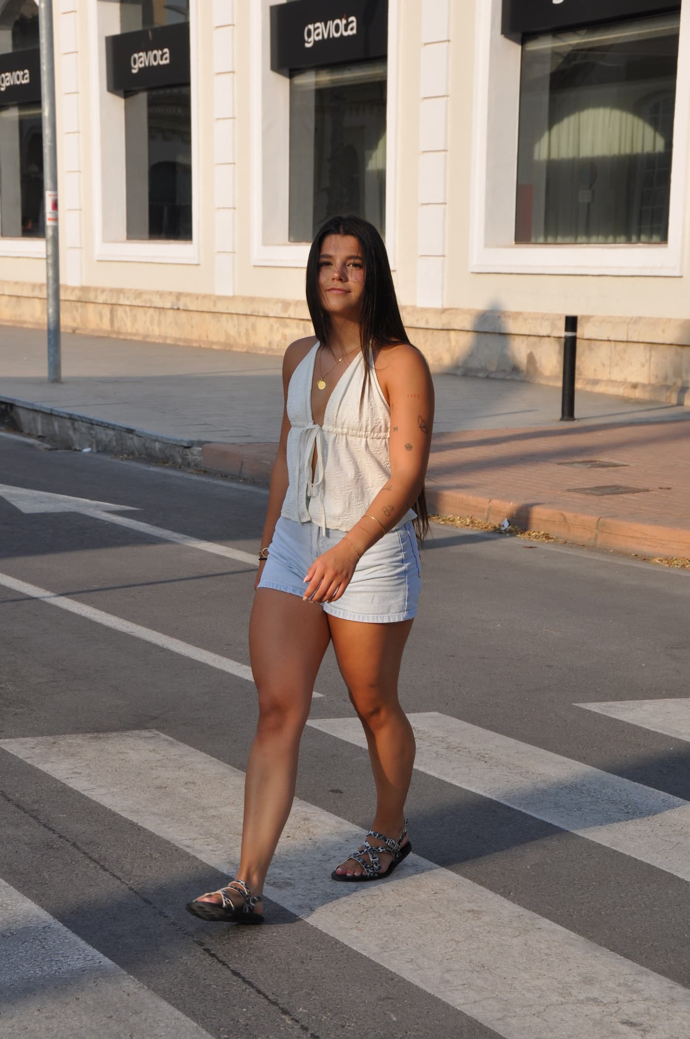 Cruzando la ciudad